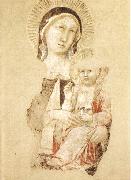 GADDI, Agnolo Madonna with Child (fragment) dfg Sweden oil painting artist